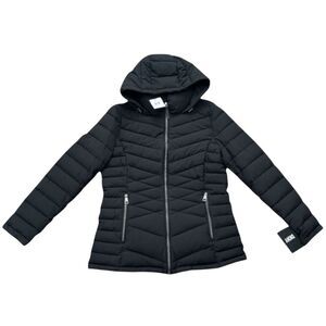 DKNY Black Puffer Jacket Women’s Size Large Black 5° Warmth DL3MPL87